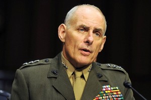 Lieutenant General John F. Kelly, USMC to be general and Commander, United States Southern Command testifies at a hearing before the Senate Armed Services Committee  July 19, 2012 in Washington DC . Thomas Brown/Staff