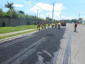 Calles Parque Zona Franca PP en reparación
