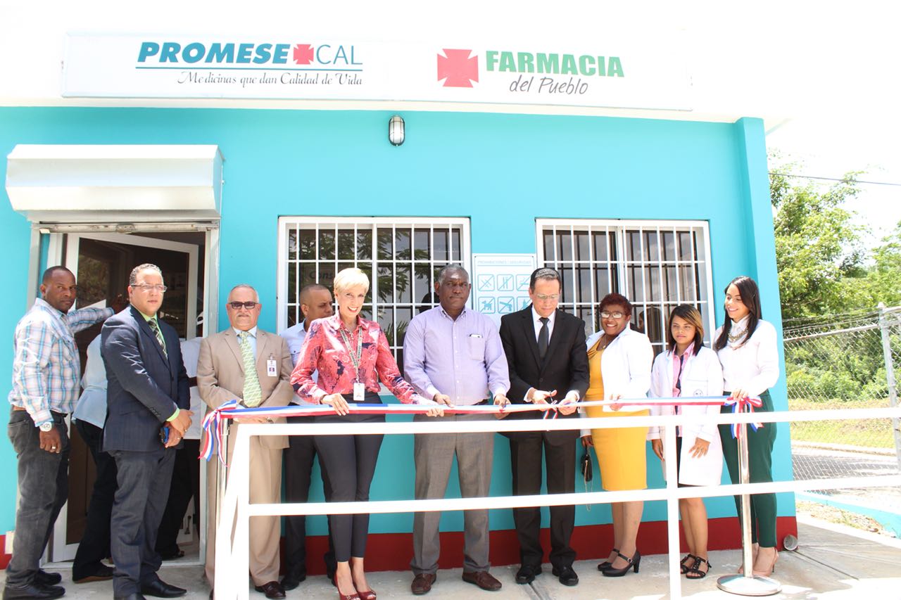 PROMESE/CAL entrega en distrito municipal Gonzalo una Farmacia del Pueblo