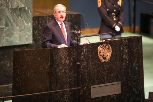 Danilo Medina ante la ONU: La criminalidad y el narcotráfico amenazan la humanidad