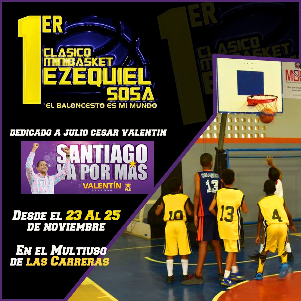 Clásico Minibasket Ezequiel Sosa será Transmitido en Vivo por Luna TV y Fuego TV