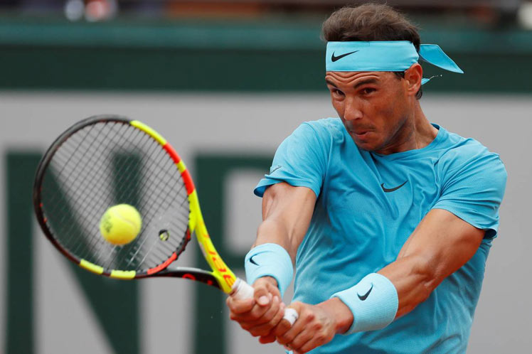 Nadal realiza su primer entrenamiento pistas Roland Garros