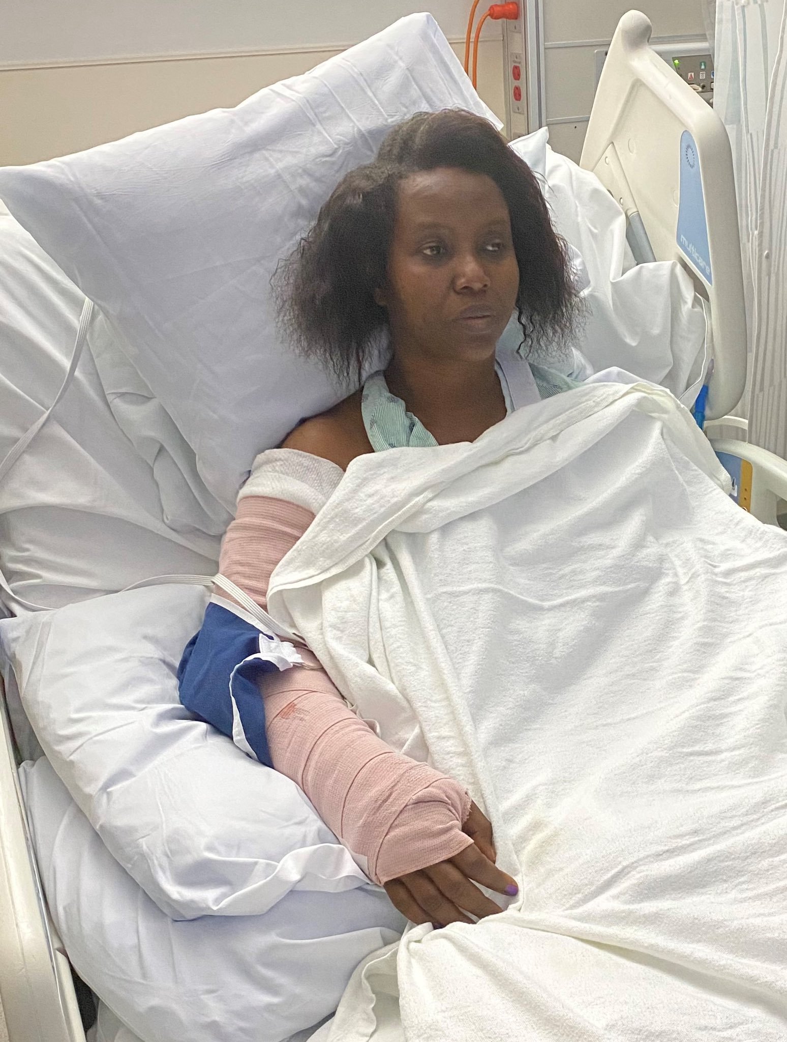 Martine Moïse publica primeras fotos de su estado de salud luego del magnicidio