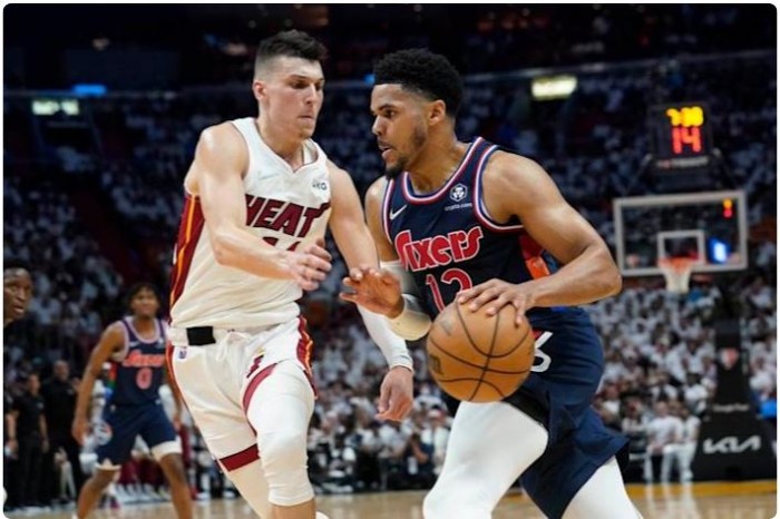 Herro anota 25, mientras el Heat se lleva el 1ro sobre 76ers