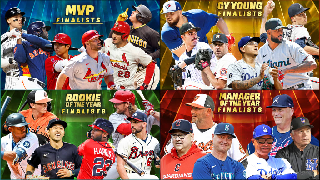 Finalistas para JMV, Cy Young, Novato y Manager del Año