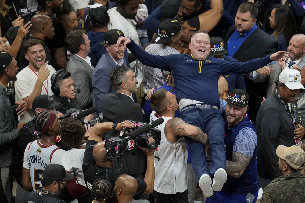 Nuggets conquista su primer campeonato de la NBA; vencen en 5 juegos al Heat