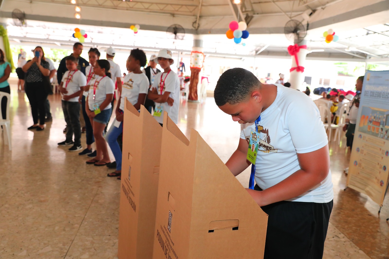 JCE realiza primeras elecciones infantiles donde resultó ganador el valor «Justicia»