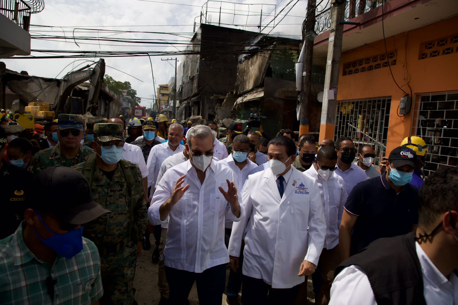 Gobierno coordina  próximas acciones para dar respuestas afectados de explosión en San Cristóbal