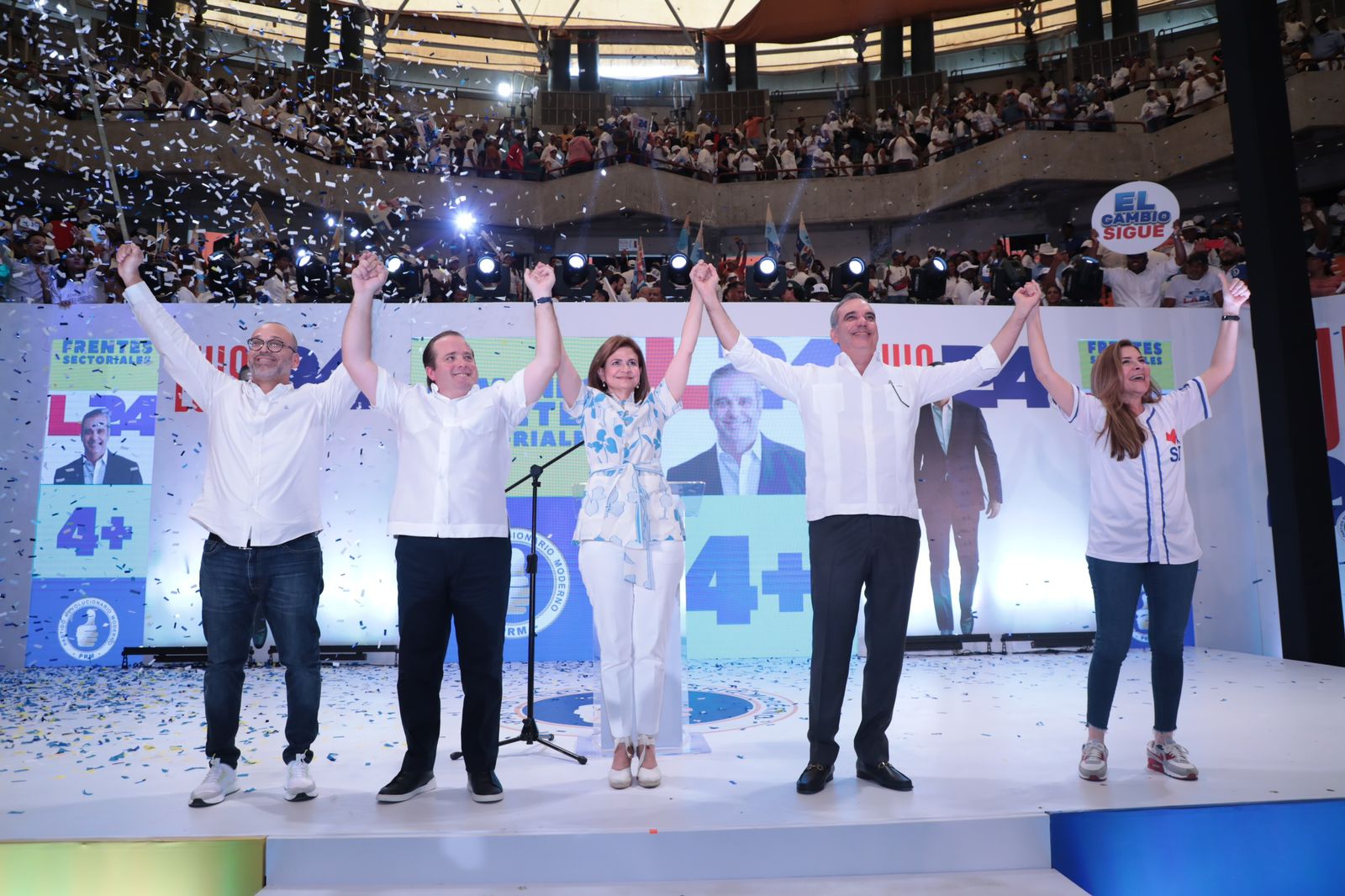 Abinader asegura que en los próximos 4 años habrá más transparencia, más empleo, más salud, más seguridad y más obras
