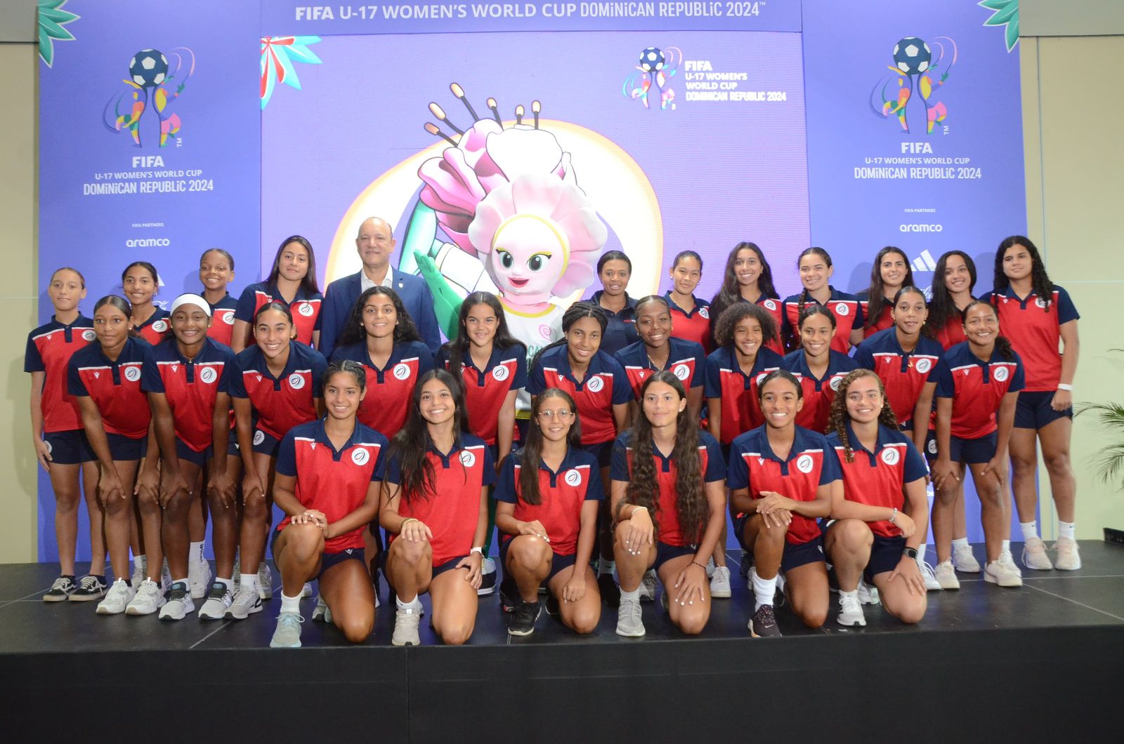 Presentan en Santiago la mascota de la Copa Mundial Femenina Sub-17
