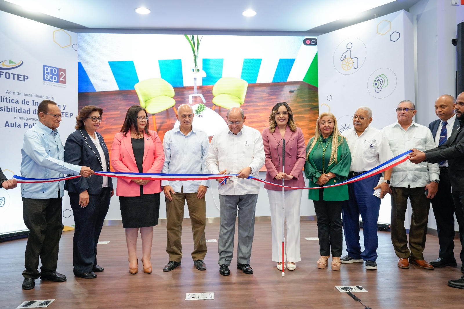 INFOTEP inaugura Aula Polimedia y presenta Política de Inclusión para Formación Técnica Profesional
