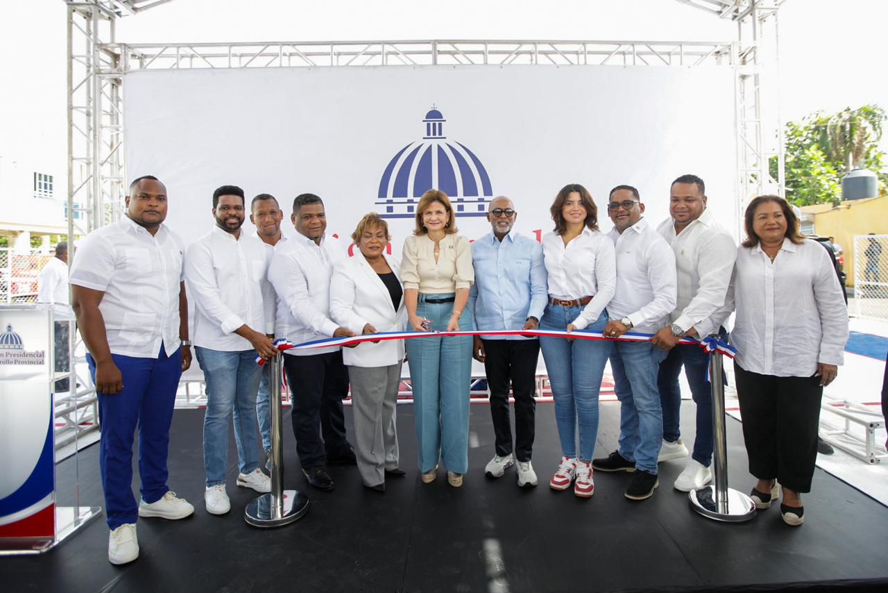 Raquel Peña inaugura obras clave en Pedro Brand y Villa Altagracia con inversión de más de RD$300 millones