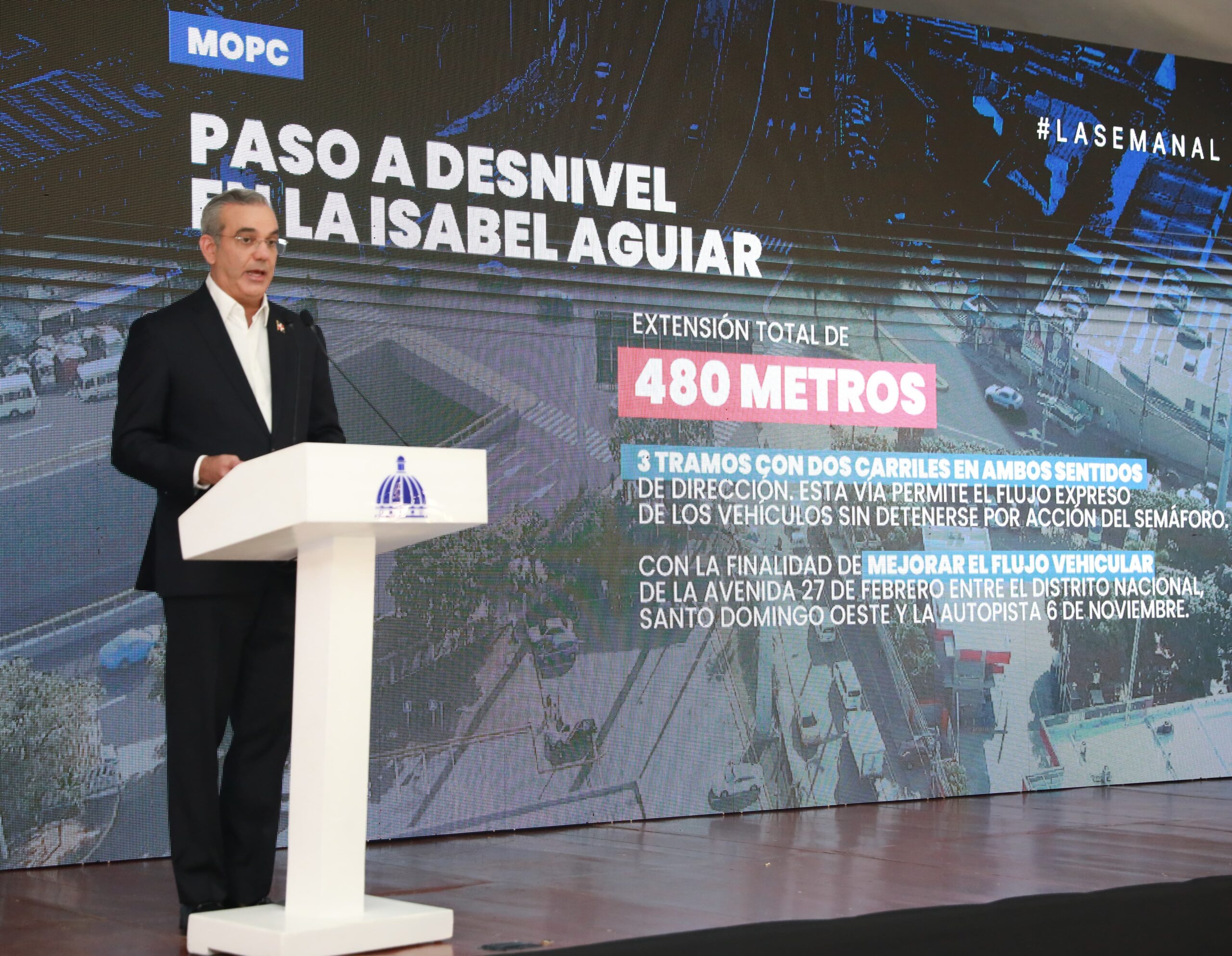 Presidente Abinader da inicio a construcción Teleférico Santo Domingo Oeste que impactará unas 400 mil personas