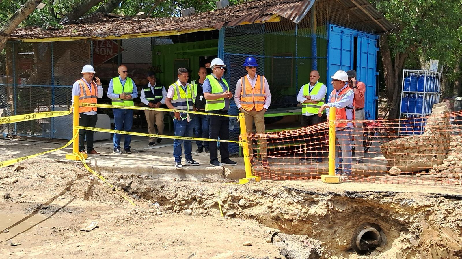 CORAASAN avanza en el mejoramiento del sistema pluvial en Cerro Hermoso, Santiago