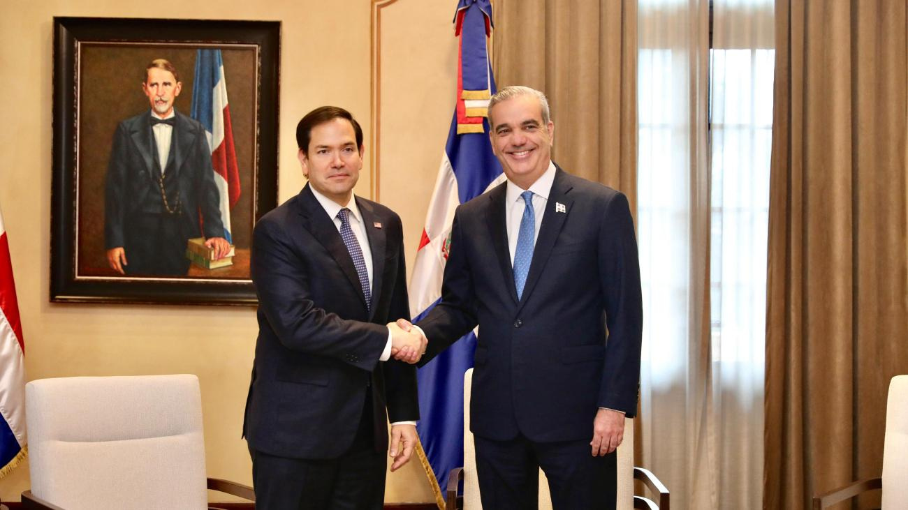 Presidente Abinader sostendrá reunión en Washington con el secretario de Estado Marco Rubio