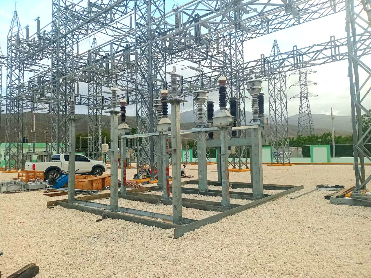 Edesur avanza en la construcción de subestación de Jimaní