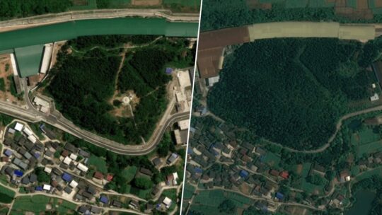 Imágenes por satélite han revelado algo inquietante en China: donde antes había pueblos, ahora hay estructuras inequívocas