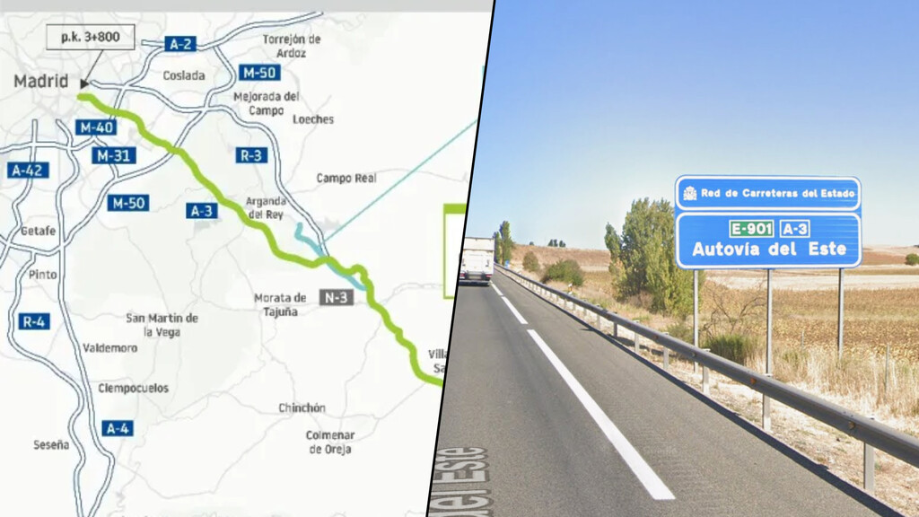 La A-3 de Madrid será renovada en un proyecto millonario