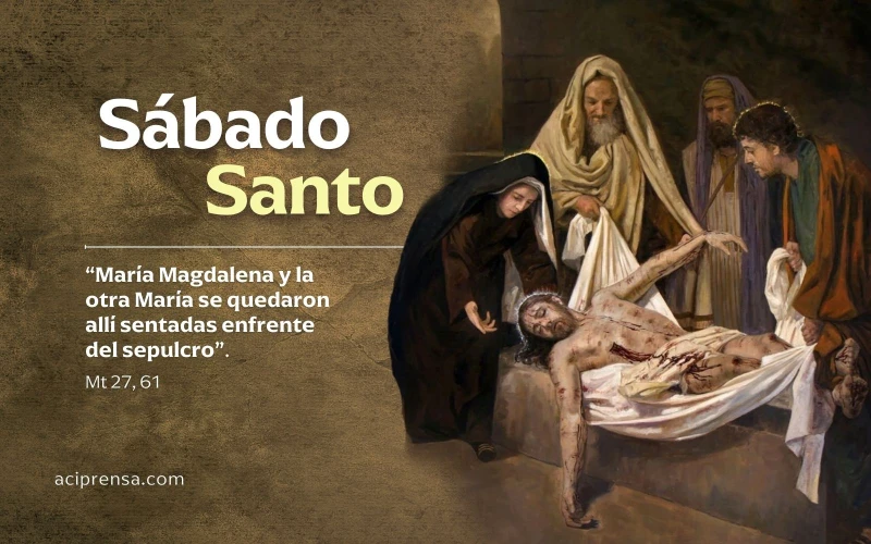 María mantiene la fe en medio de la duda en Sábado Santo