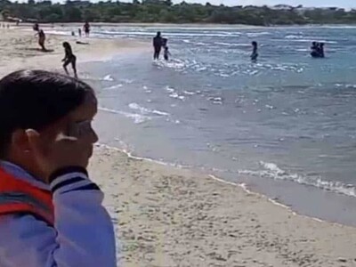 Rescate de niño en Puerto Plata durante Semana Santa 2026