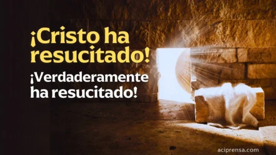 ¡Cristo ha resucitado, aleluya! ¡Feliz Pascua de Resurrección, aleluya!