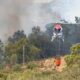 España estabiliza  grave incendio en el centro del país