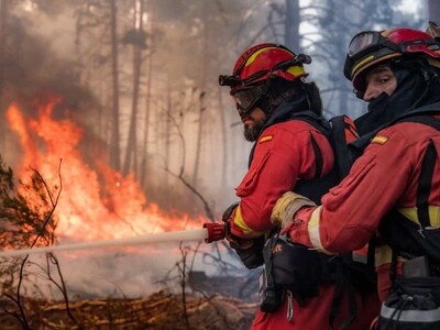 Incendios oeste de Madrid convergen en un solo frente