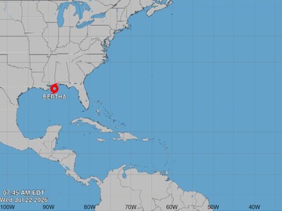 Tormenta tropical Bertha y su impacto en Texas y Luisiana