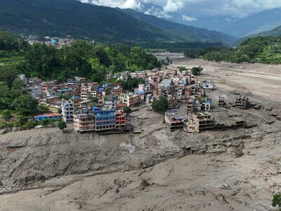 55 muertos y 403 desaparecidos por riada masiva en Nepal