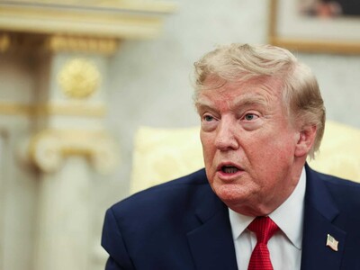 Donald Trump en el Freedom 250 Grand Prix