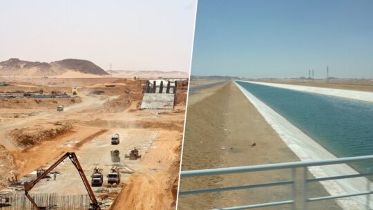 En 1997, Egipto empezó un faraónico proyecto de segundo valle del Nilo en pleno desierto. Sus canales llevaron agua, pero no dónde querían
