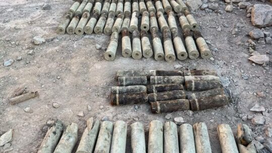 Encuentran 544 kilos de proyectiles de la Guerra Civil enterrados en un pueblo de Castellón de 51 habitantes