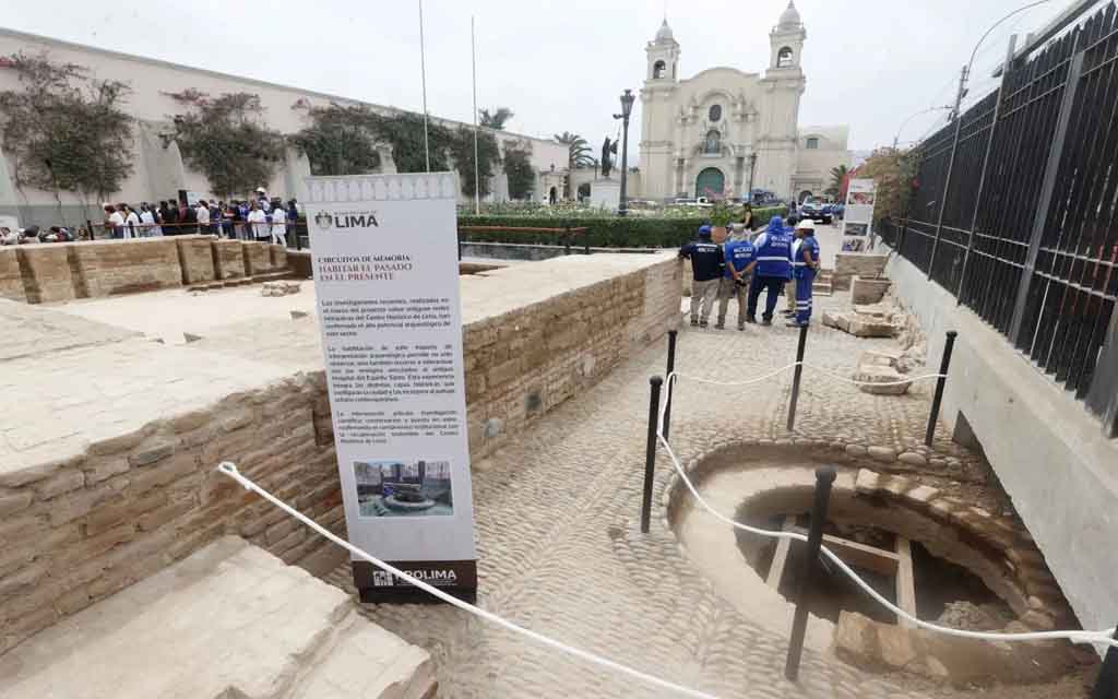 Hallan restos de un hospital de 450 años junto a la casa Santuario de Santa Rosa de Lima
