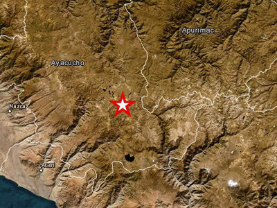 Terremoto de magnitud 7.2 sacude lregión andina de Ayacucho, Perú