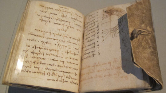 Un dibujo de Leonardo da Vinci escondía un mapa oculto. La obra ha revelado los túneles secretos de un castillo del S.XV