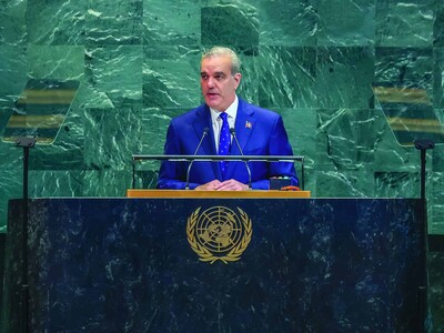 Abinader viajará este domingo a Nueva York para participar en la ONU