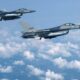 Accidente avión F-16 en Michigan deja piloto ileso