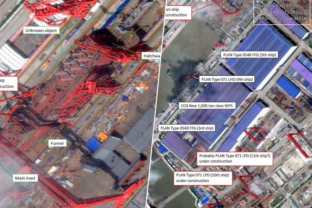 China lleva años construyendo submarinos gigantes sin tripulación. Los satélites han revelado la pieza que faltaba: la criatura…