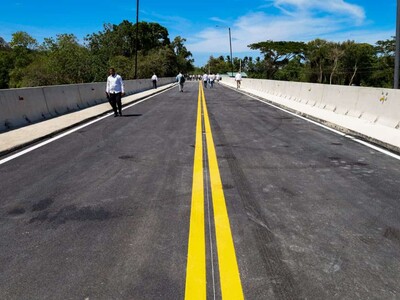 Gobierno entrega a Puerto Plata nuevo puente sobre el río Camú