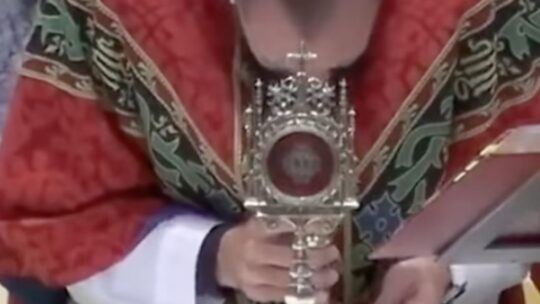 Sacerdote explica por qué lloró durante la consagración en video viral