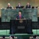 Trump lleva a la ONU su doctrina de fuerza: amenaza a Irán
