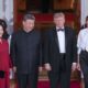 Trump y Melania reciben a Xi y a su esposa para una cena de Estado