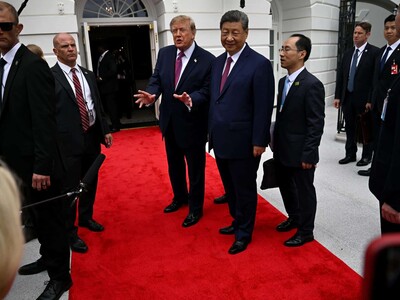 Xi a Trump: una relación "sin conflicto" en fastuosa visita a EE.UU.