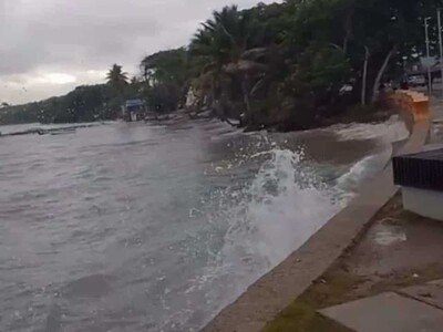 Alerta de Defensa Civil por fuerte oleaje en Puerto Plata