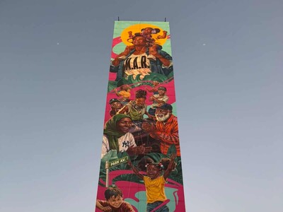 Angurria pinta en el Bronx el mural más alto de Estados Unidos