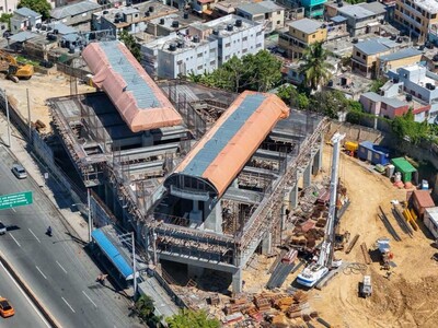 Avanza construcción del Teleférico de Santo Domingo Oeste