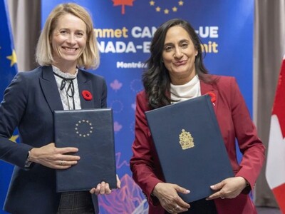 Canadá y Unión Europea fortalecen su relación ante proteccionismo