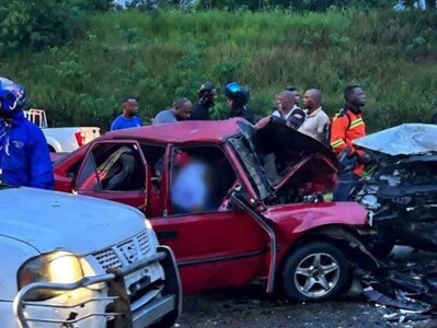 Cinco muertos en accidente de tránsito en Santo Domingo