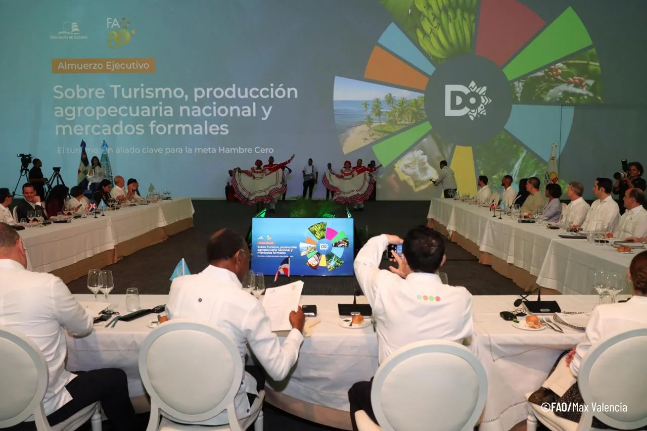 Destacan el papel del turismo en la seguridad alimentaria y en la salida de República Dominicana del Mapa del Hambre de la FAO