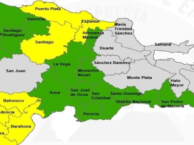 El COE advierte sobre aguaceros muy fuertes y posibles granizadas